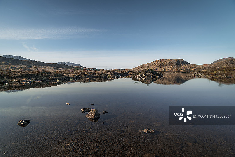 格伦科附近的纳哈克莱斯小湖图片素材