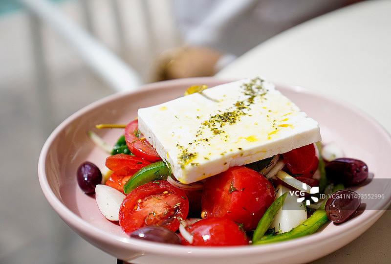 澳大利亚餐桌上盘子里的食物特写图片素材