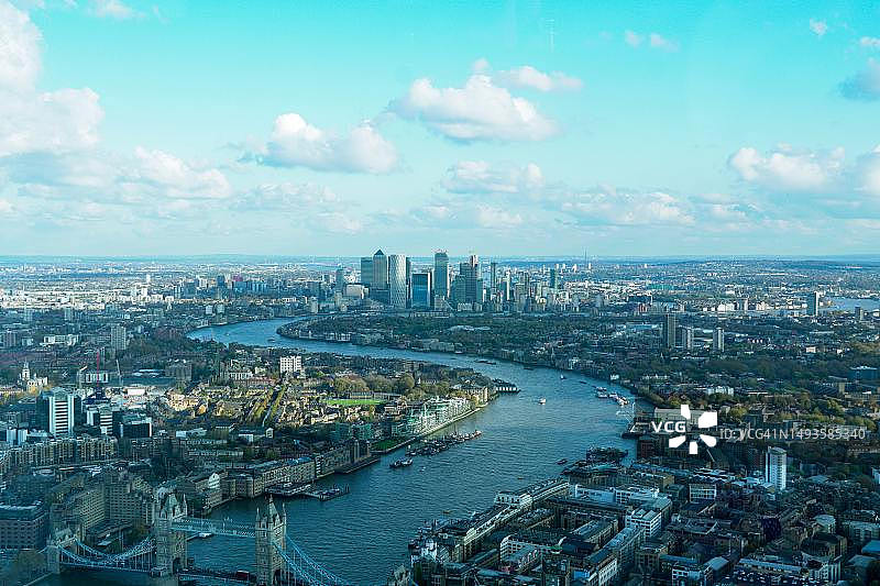 澳大利亚伦敦天际线鸟瞰图图片素材