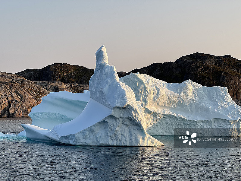 格陵兰冬季海景图片素材