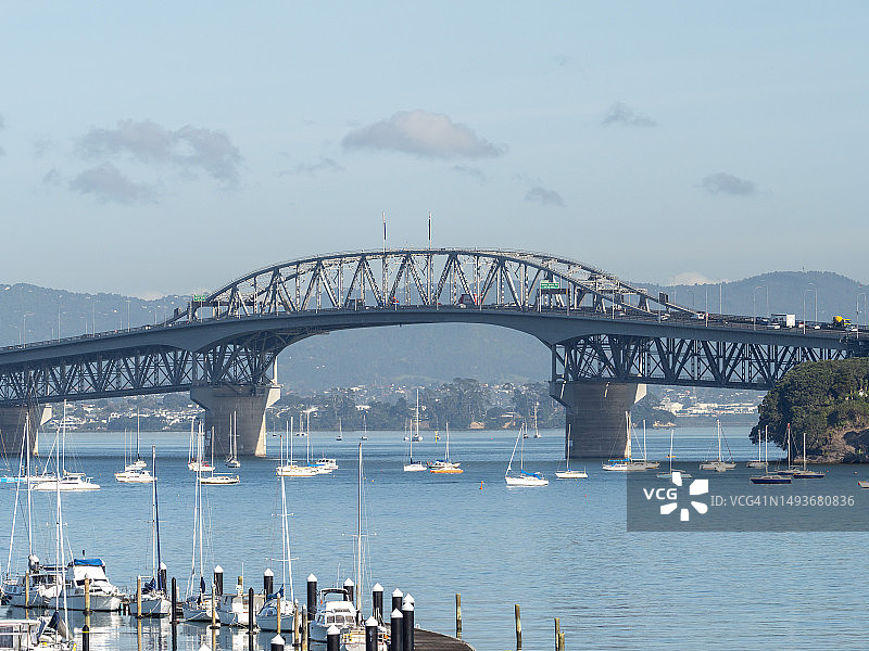 新西兰奥克兰海港大桥图片素材