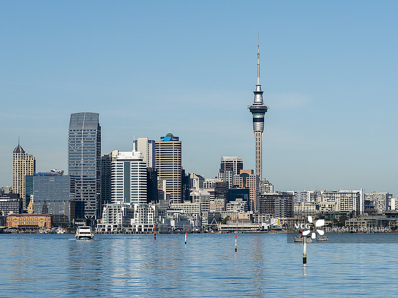 新西兰奥克兰中央商务区图片素材