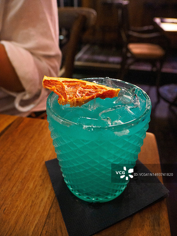 库拉索岛的热带饮品图片素材