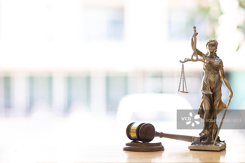 法官、法律与正义概念。图片素材