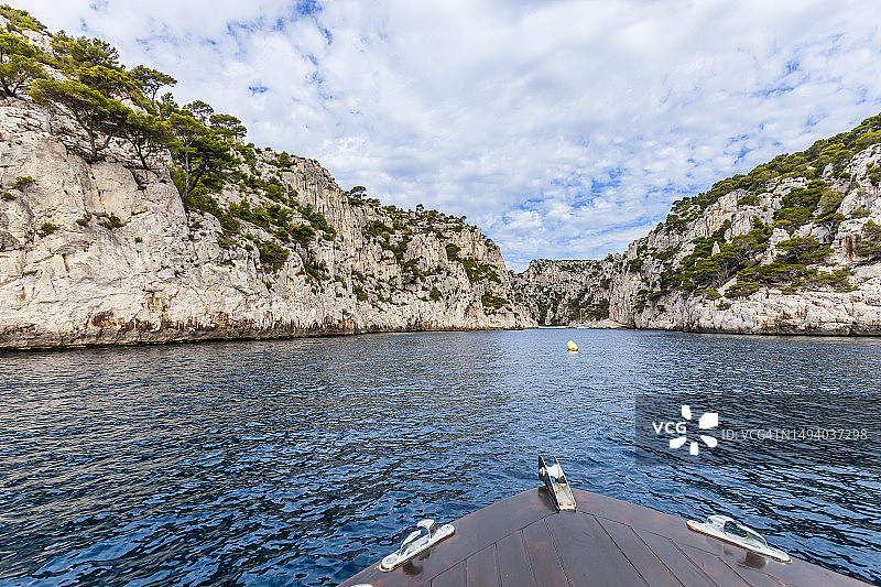 法国卡朗克国家公园的悬崖图片素材