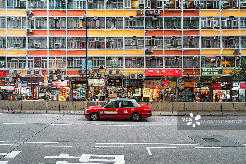 香港出租车图片素材
