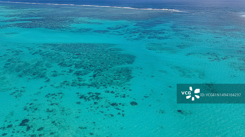 宁格鲁礁航拍图片素材