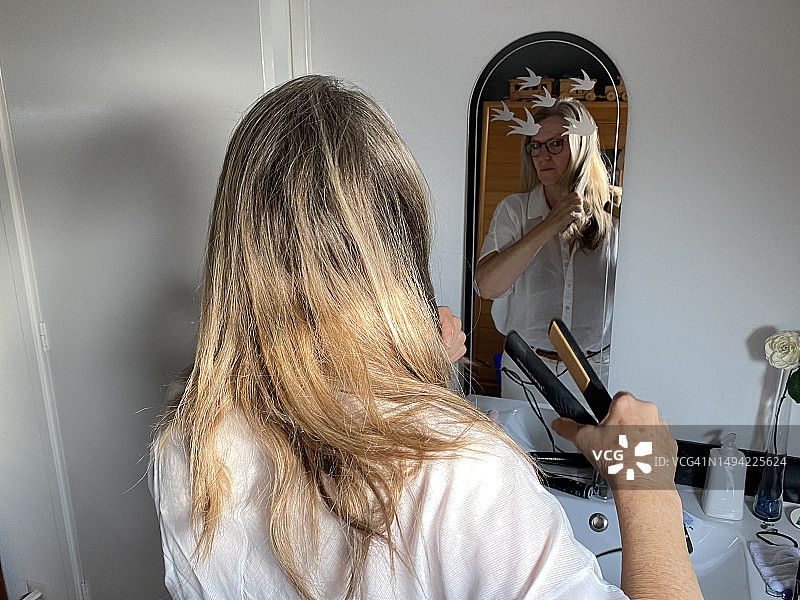 发型设计女性图片素材