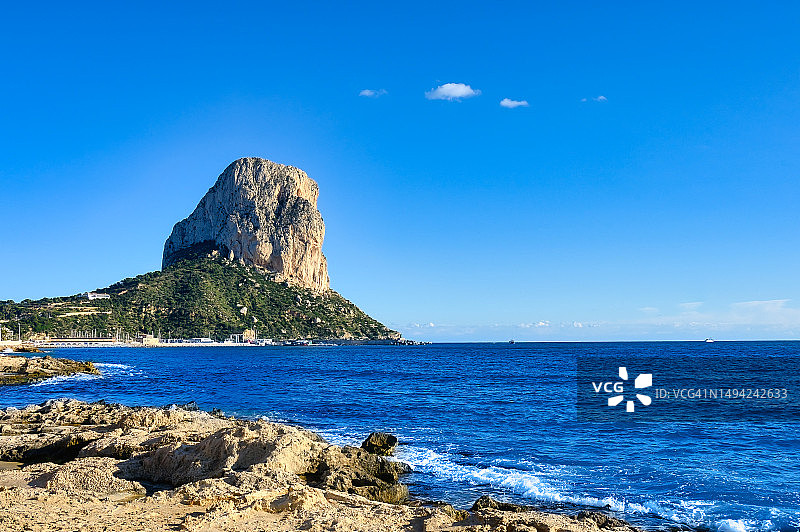 海边山脉图片素材