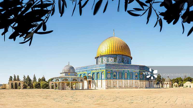 以色列耶路撒冷圆顶清真寺图片素材