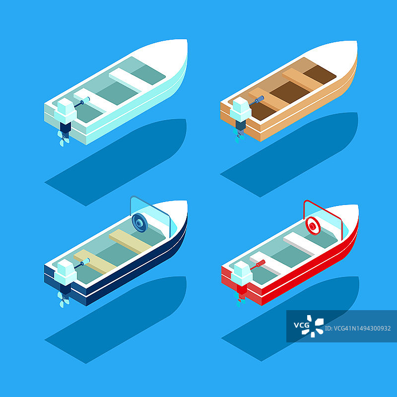 一组摩托艇素材图片素材