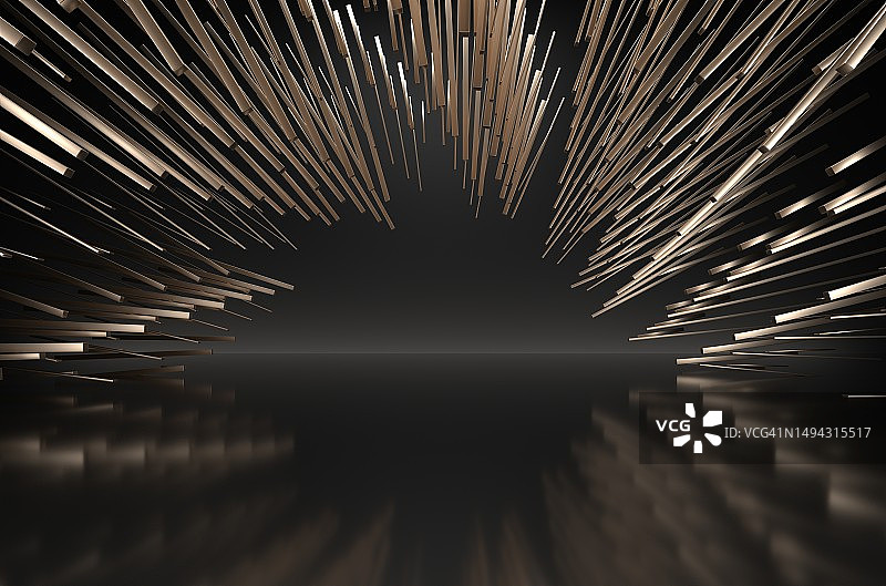 3D渲染展览背景插图图片素材