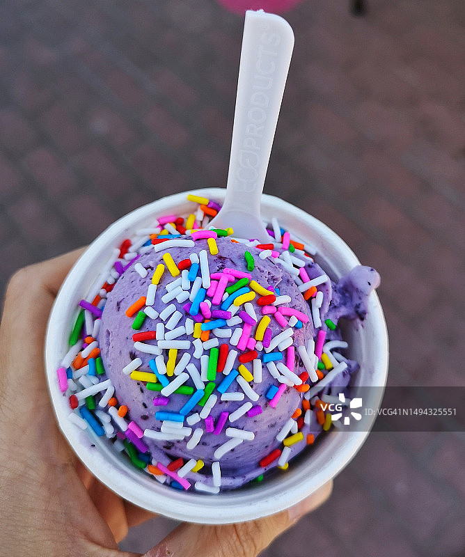 印度尼西亚街头的冰淇淋图片素材