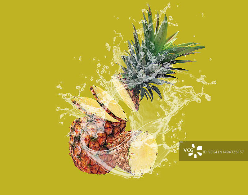菠萝切片，德国图片素材
