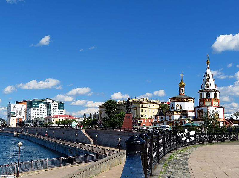 俄罗斯城市桥梁景观图片素材
