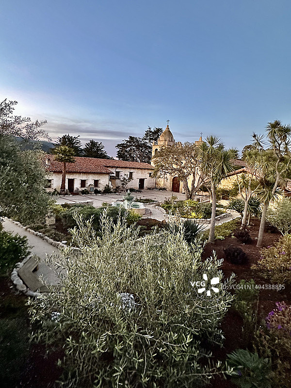 卡梅尔河畔圣卡洛斯·博罗梅奥教堂图片素材