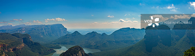 布莱德河峡谷全景图片素材