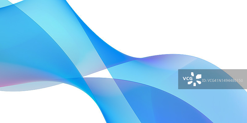 抽象蓝绿色水波纹3D背景图片素材