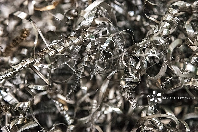 金属切屑的彩色纹理图片素材