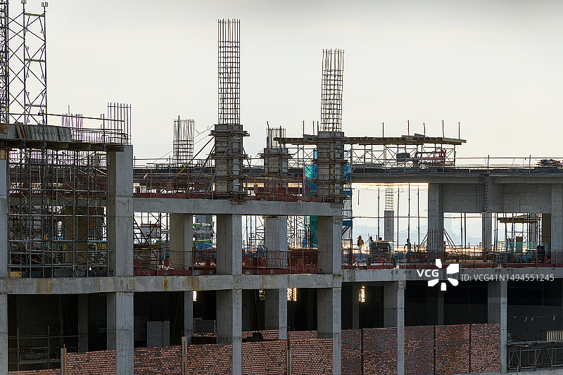 在建楼宇图片素材