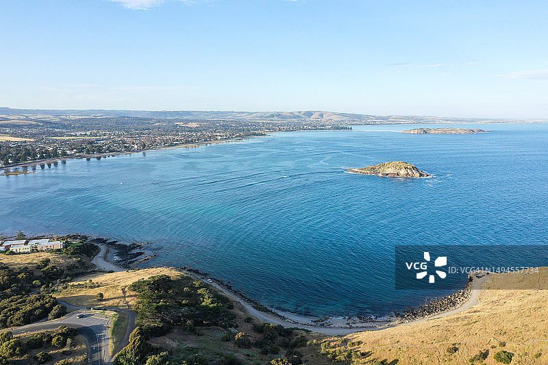 维克多港，邂逅海湾，南澳大利亚图片素材