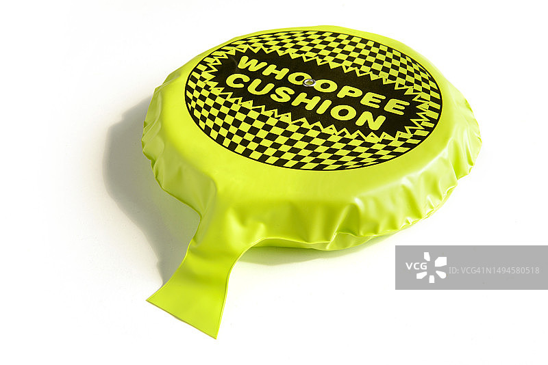 白色背景上的放屁垫图片素材