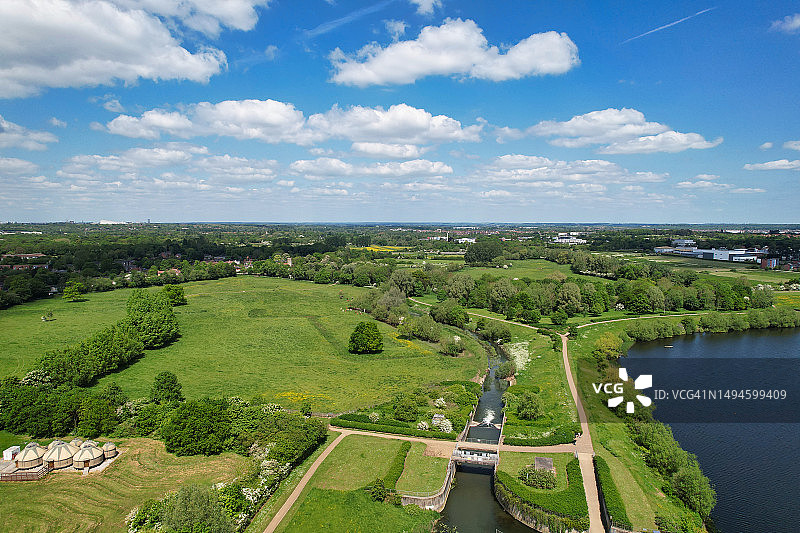 英国米尔顿凯恩斯卡尔德科特的风景图片素材