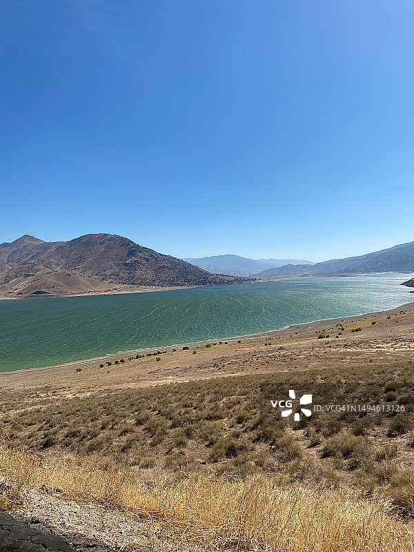 美国加利福尼亚州克恩维尔的蓝天风景图片素材