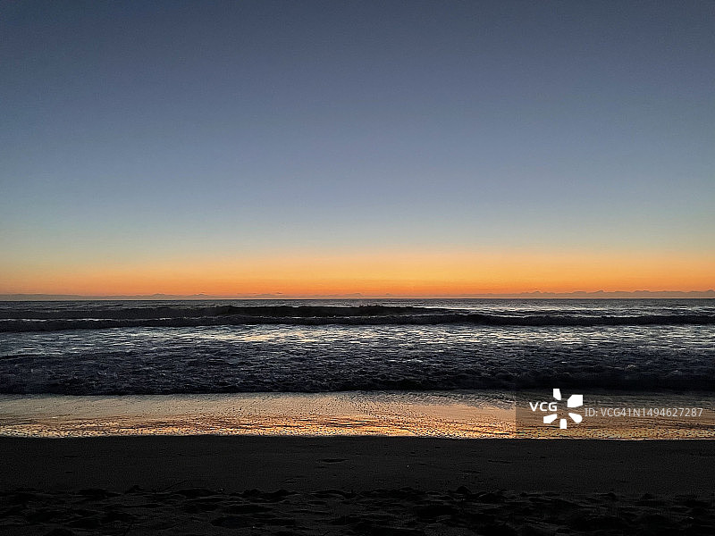 美国佛罗里达州可可比奇日落海景图片素材