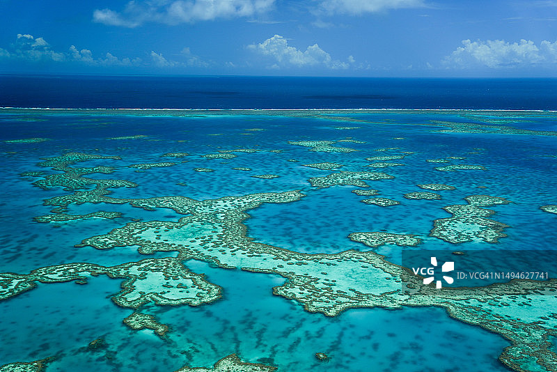 澳大利亚碧海蓝天航拍视角图片素材