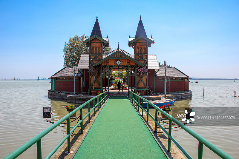 进入凯斯特海伊的“岛屿水疗中心”图片素材