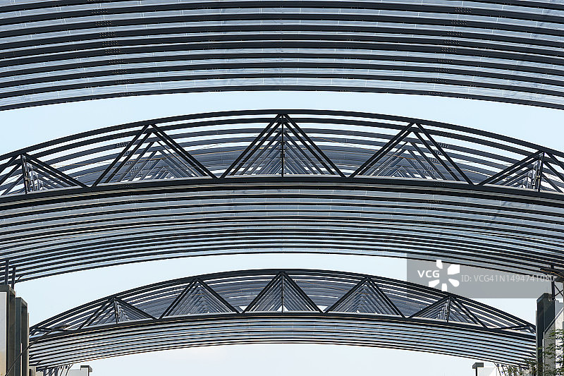 建筑拱形钢架图片素材
