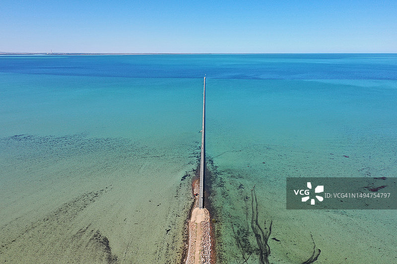 南澳大利亚州杰曼港码头图片素材