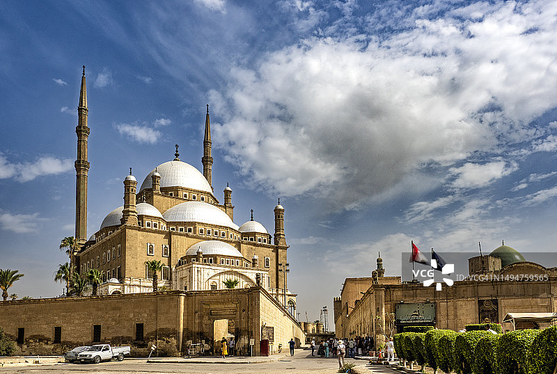 埃及开罗穆罕默德·阿里清真寺图片素材