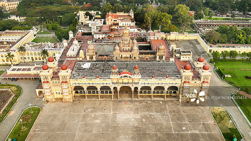 迈索尔皇家宫殿航拍图片素材