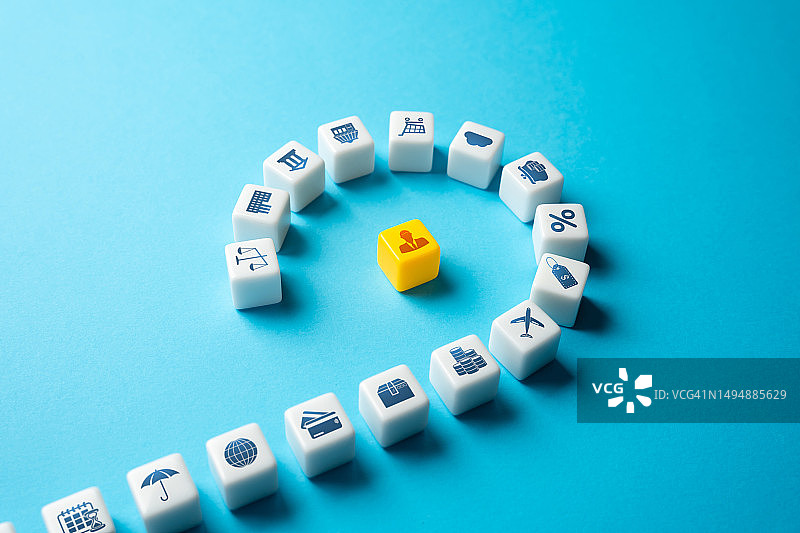蓝色背景上的文字俯视图，乌克兰图片素材