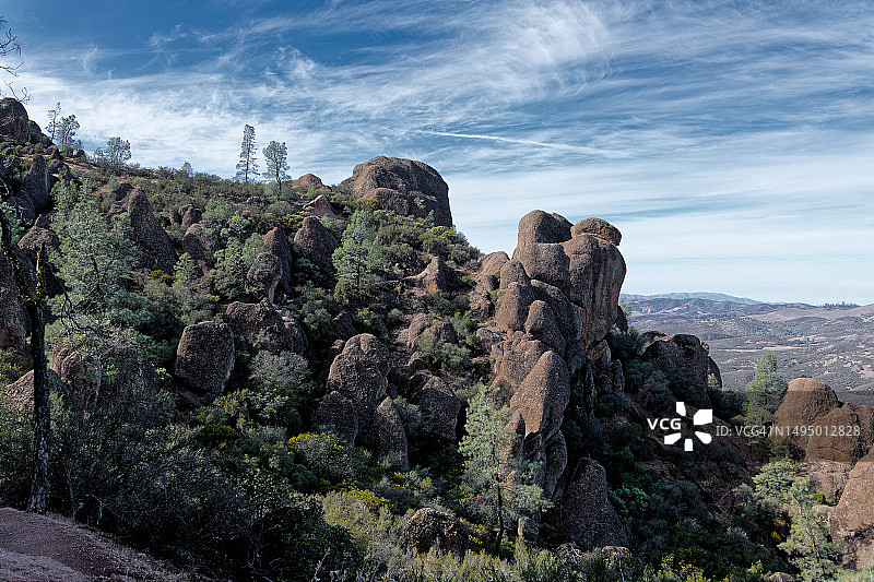 尖峰国家公园的高空探险图片素材