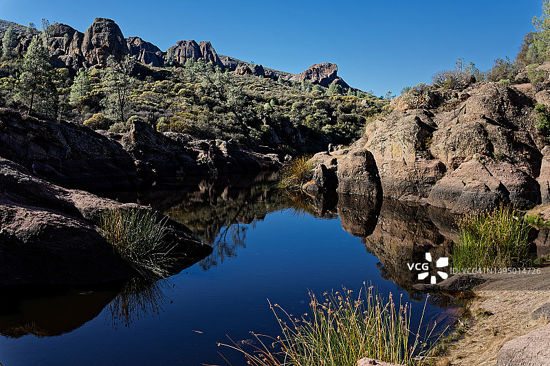 熊谷水库的清晨图片素材
