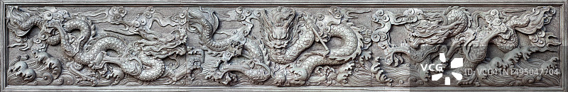 中国龙雕塑图片素材