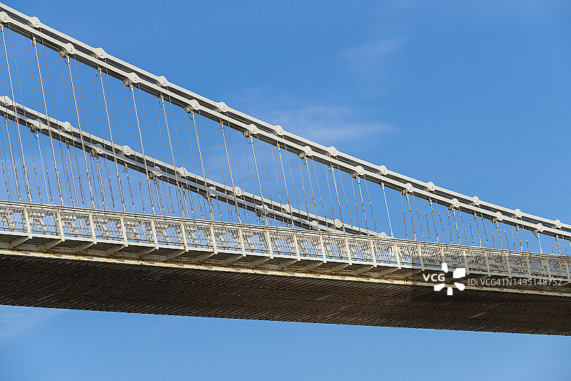 北威尔士安格尔西岛梅奈吊桥图片素材