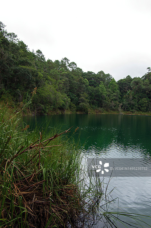 墨西哥恰帕斯州蒙特贝略湖群国家公园阿瓜廷塔泻湖图片素材