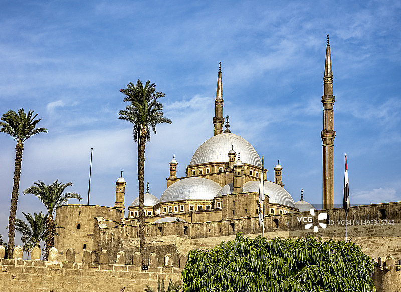 埃及开罗穆罕默德·阿里清真寺图片素材