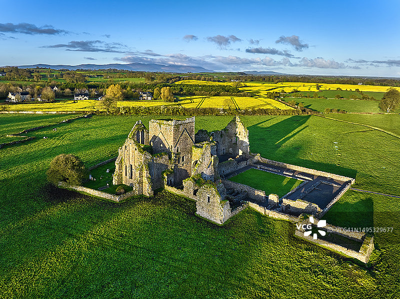 卡舍尔的霍尔修道院遗址，爱尔兰图片素材