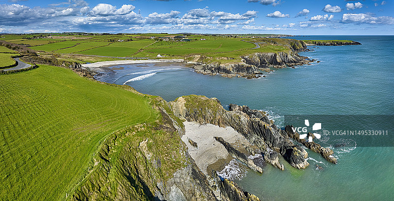 爱尔兰的铜海岸图片素材
