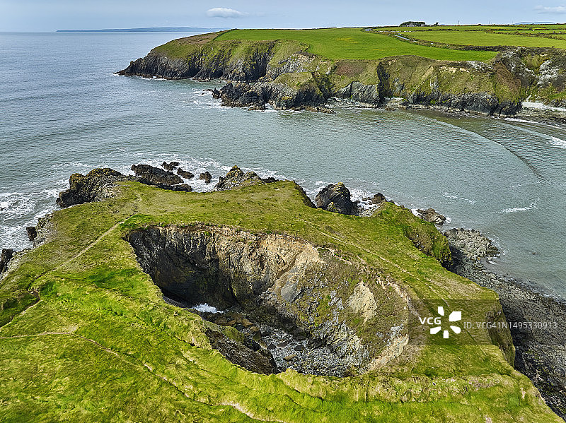 爱尔兰的铜海岸图片素材