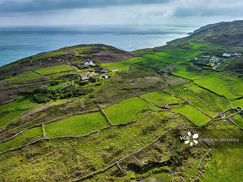 爱尔兰最南端的克利尔角岛海岸线图片素材