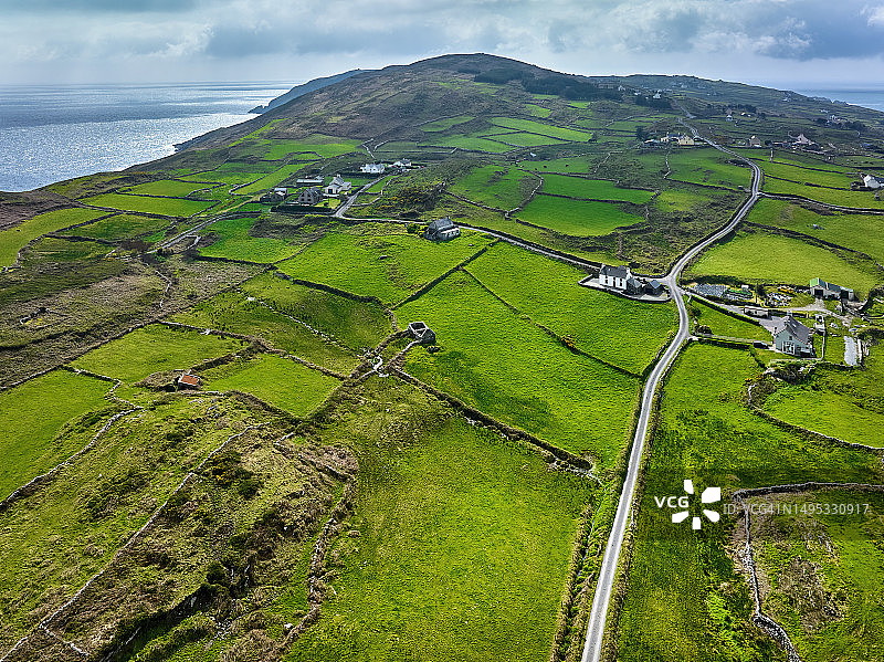 爱尔兰最南端的克利尔角岛海岸线图片素材