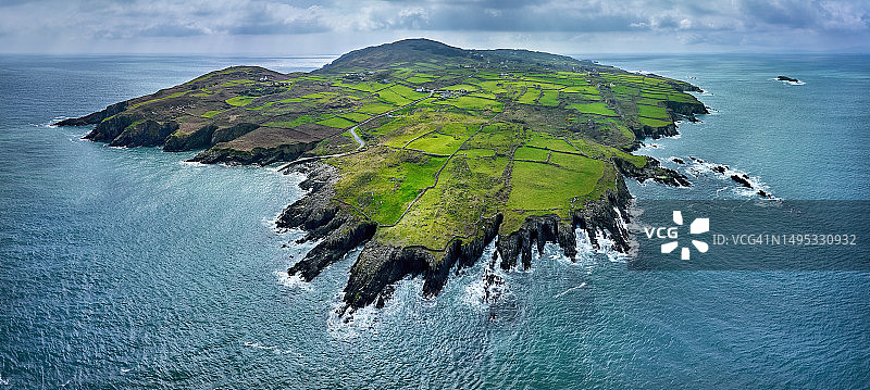 爱尔兰最南端的克利尔角岛海岸线图片素材