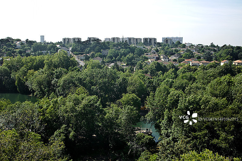 法国普瓦捷城市风光图片素材