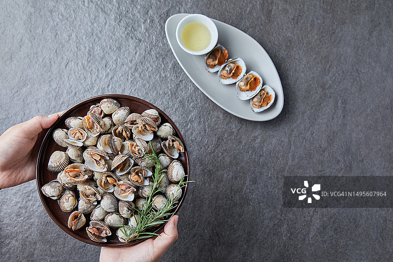 时令食材：新鲜海鲜图片素材